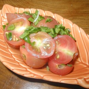 青唐辛子トマト